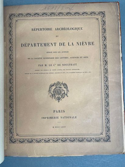 [Nièvre] 2 volumes :
Abbé Crosnier, La cathédrale...