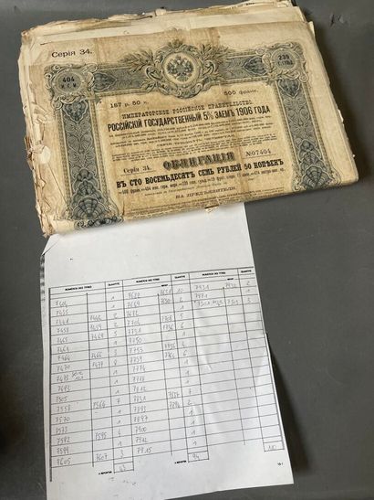 [Russian loans] Large lot (approx. 200, number...