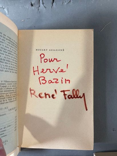 [Envoi] René Fallet, 7 volumes with dispatch...