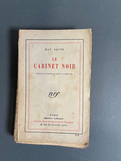 [Envoi] Max Jacob, Le cabinet noir.
Paris,...