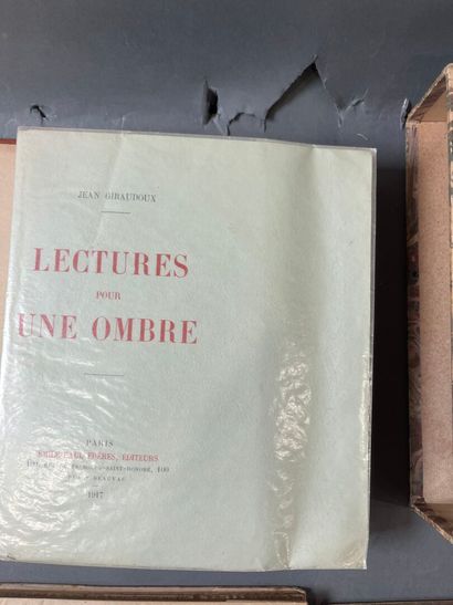 Jean Giraudoux, 5 volumes. 
I present Bellita....