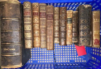 Lot of 11 17th to 19th century volumes, mainly...