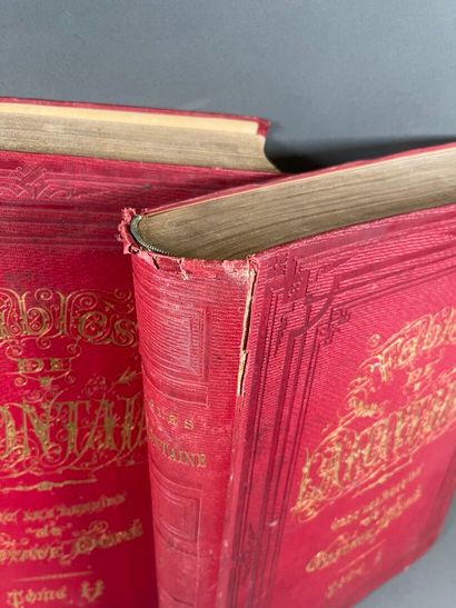 Gustave Doré, Fables de La Fontaine
2 volumes,...