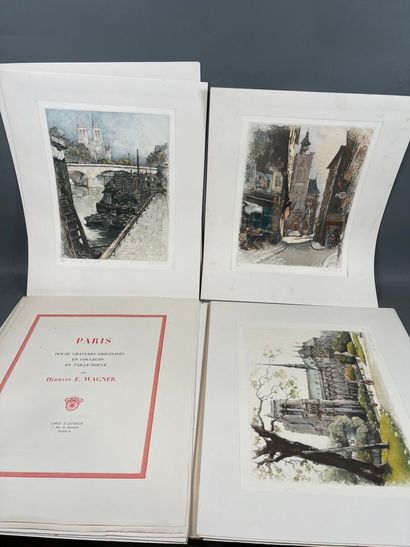 Hermann E Wagner, Paris. 
12 engravings edited...
