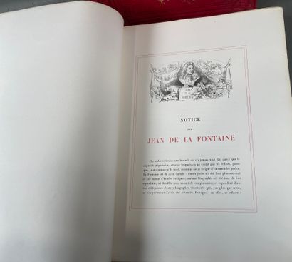 Gustave Doré, Fables de La Fontaine
2 volumes,...