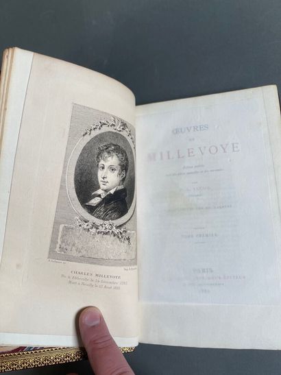 [full morocco] oeuvres de Millevoye. 
Paris...