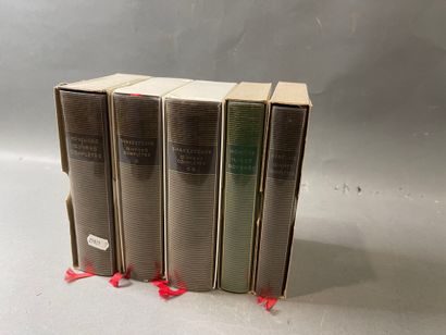 [Pléiade] 5 volumes: Shakespeare, Montaigne,...