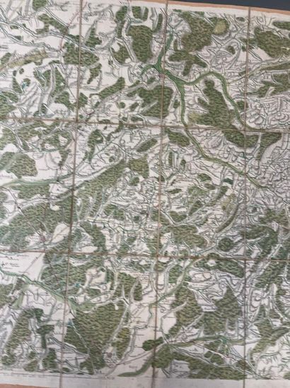 [Carte de Cassini] Map n°144/55 Luxeul [Luxeuil...