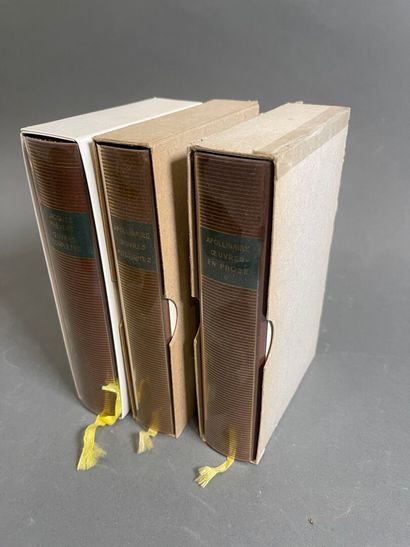 [Pléiade] 3 volumes: Prévert and Apollin...