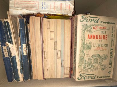 About 60 Hachette almanacs, 1890s/1900s/...