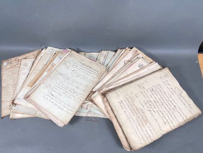 [Touraine et divers] a case of about 100...