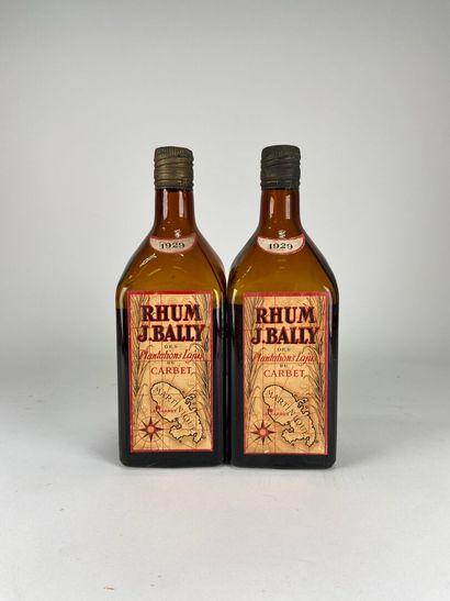 RHUM.
J. Bally.
Plantation Lajus du Carbet.
1929....