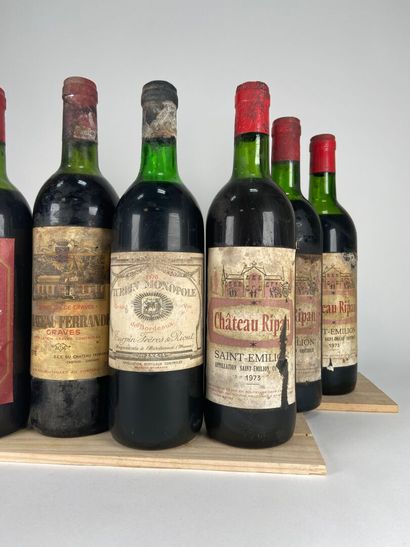 SAINT EMILION.
HAUT MEDOC.
GRAVES.
Lot de...