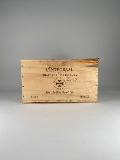 SAINT EMILION. GC.
Château Clos Cormey.
L'Intégraal....