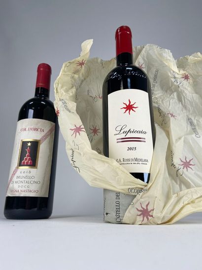 ROSSI DI MEDELANA.
Lupicaia.
2015. 1 bt.

BRUNELLO...