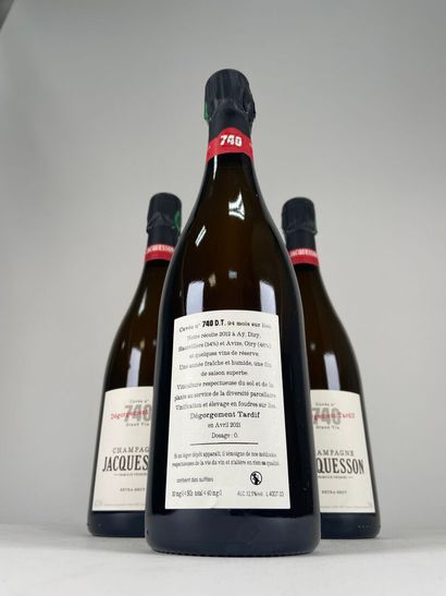 CHAMPAGNE.
Jacquesson. 
Cuvée 740 Extra-Brut.
Dégorgement...