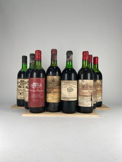 SAINT EMILION.
HAUT MEDOC.
GRAVES.
Lot de...