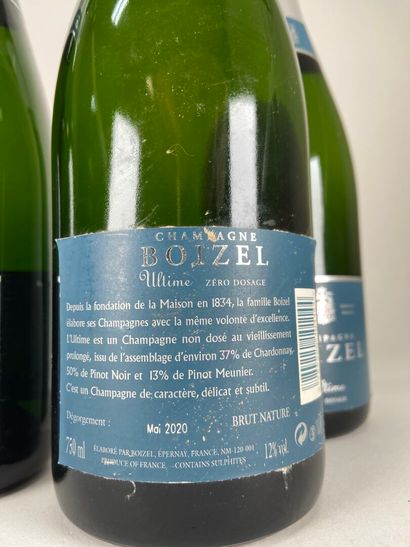 CHAMPAGNE.
Boizel. Ultime zéro dosage.
Deg...
