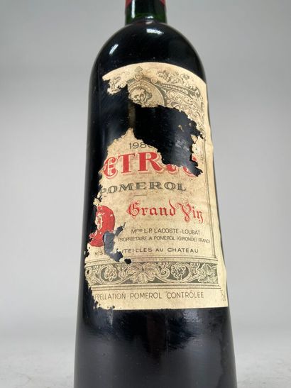 POMEROL.
Pétrus. 1986. 
1 bt. (ETA).