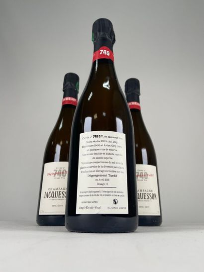 CHAMPAGNE.
Jacquesson. 
Cuvée 740 Extra-Brut.
Dégorgement...