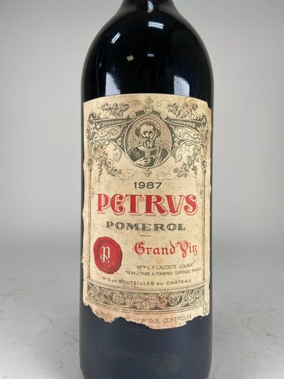 POMEROL.
Pétrus. 1987. 
1 Magnum.
(label...