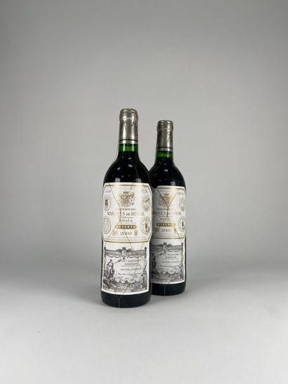 RIOJA.
Herederos del Marques de Riscal.
Reserva.
2002....