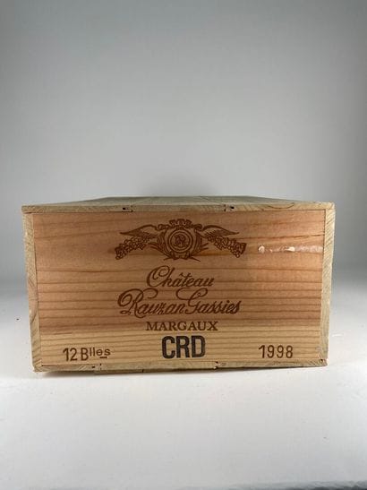 MARGAUX. 2nd GCC.
Château Rauzan Gassies.
1998....