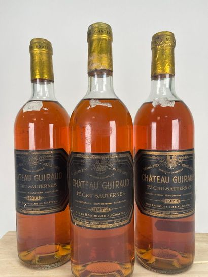 SAUTERNES. 1er CC
Château Guiraud.
1972....