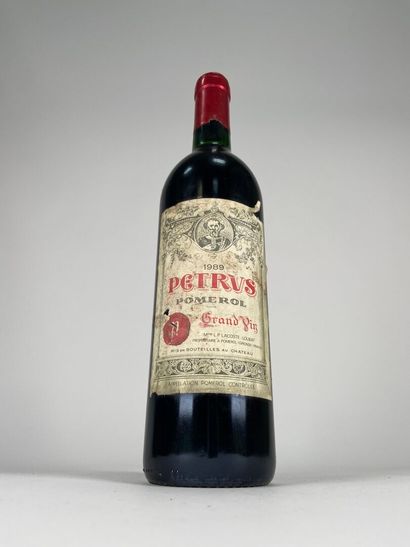 POMEROL.
Pétrus.
1989. 1 bt.
(Dirty label,...