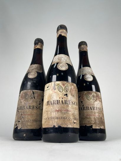 BARBARESCO.
 Aldo Conterno.
Riserva Speciale.
1970....