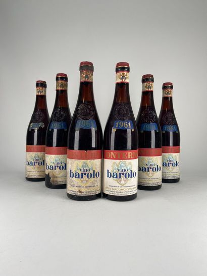 BAROLO.
Giacomo Conterno.
1961. 6 bt. (3...