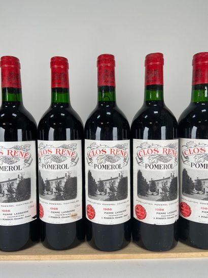 POMEROL.
Clos René. 
1986. 5 bt.
CBO. (1...