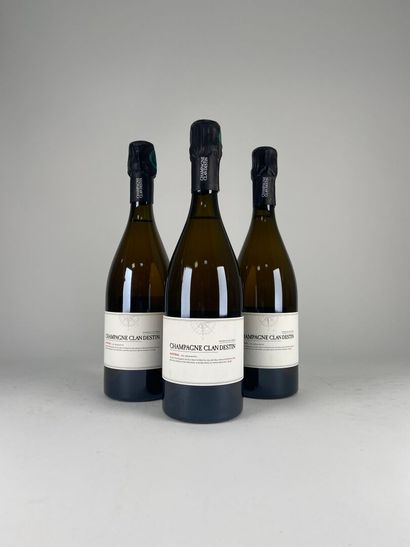 CHAMPAGNE.
Clandestin.
Austral Blanc de Noirs.
Brut...