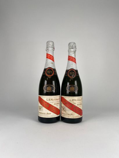 CHAMPAGNE.
G & H Mumm & Co.
Cordon Rouge.
1971....