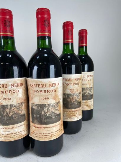 POMEROL.
Château Nénin.
1989. 6 bottles (EF,...