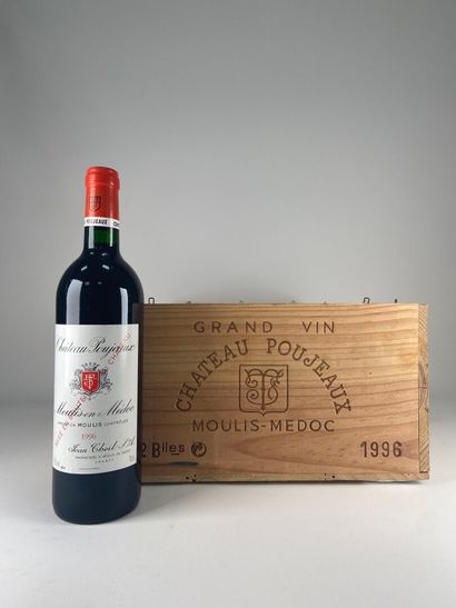 MOULIS.
Château Poujeaux.
1996. 12 bt. C...