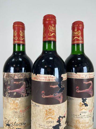 PAUILLAC. 1er GCC. 
Château Mouton Rothschild.
1990....