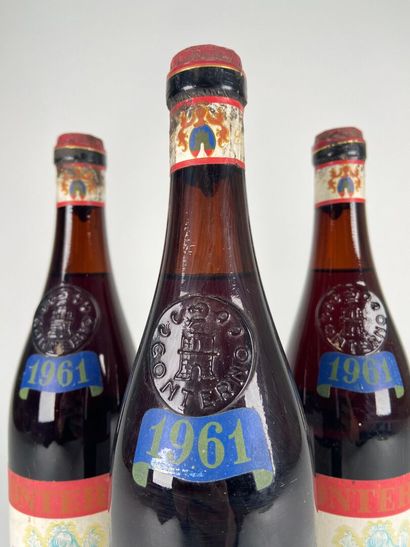 BAROLO.
Giacomo Conterno.
1961. 3 bt. (H...