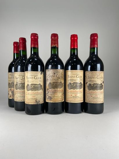 PUISSEGUINS SAINT EMILION.
Château Saint-Clair.
Verticale...