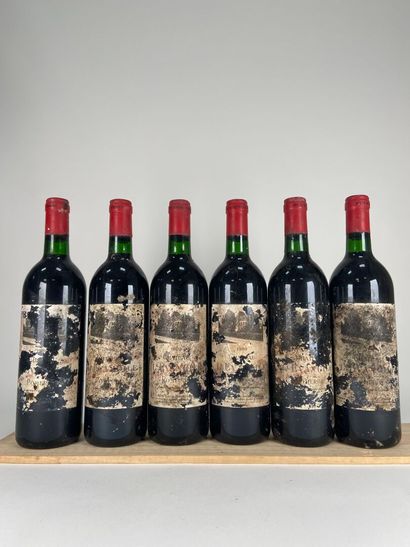 POMEROL.
Château L'évangile.
1989. 6 bt (ETA,...