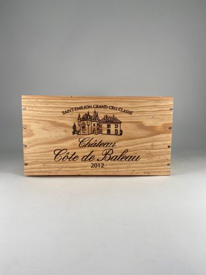 SAINT EMILION. GCC.
Château Côte de Baleau.
2012....