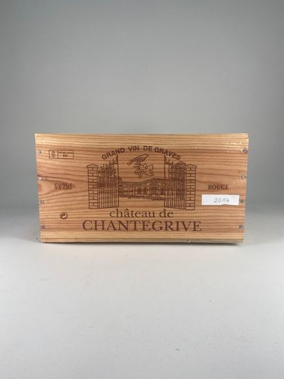 GRAVES ROUGE.
Château Chantegrive.
2014....