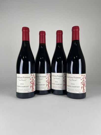 SAUMUR CHAMPIGNY.
Château Yvonne.
La Folie.
2022....