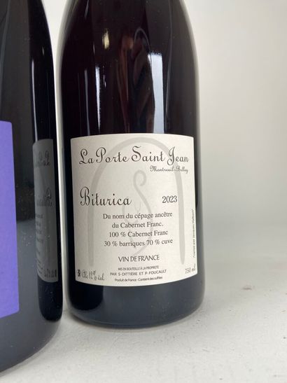 VIN DE FRANCE.
La Porte Saint-Jean.
Biturica.
2023....