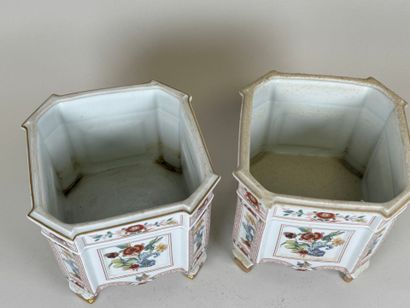 HAVILAND in LIMOGES.
A pair of polychrome...