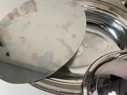 Silver-plated lot including :
- SAINT HILAIRE.
An...