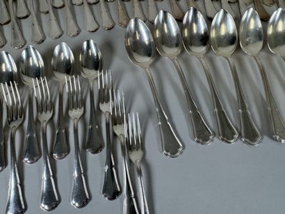 ERCUIS.
Part of a table service in silver-plated...