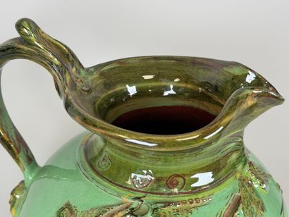 DOMI DAN SACRHOWSKI.
Large polychrome ceramic...