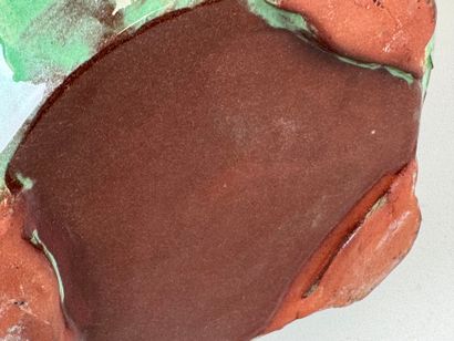 DOMI DAN SACRHOWSKI.
Large polychrome ceramic...