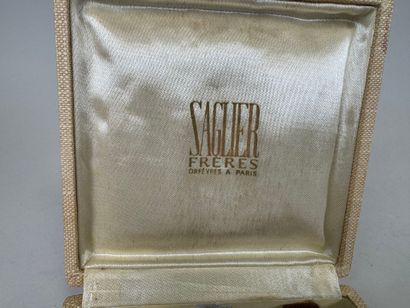 Victor SAGLIER.
Series of twelve small silver-plated...
